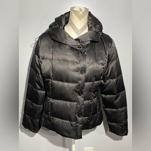 Anne klein Women's Black Puffer Jacket